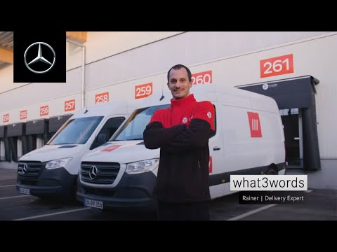 Embedded thumbnail for Three words for more efficient parcel logistics – Mercedes-Benz Vans, DPD and what3words