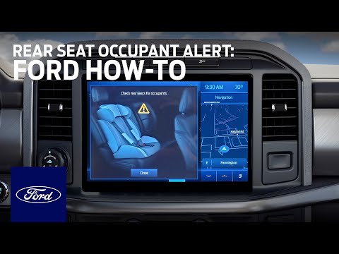 Embedded thumbnail for Ford Rear Seat Occupant Alert | Ford How-To | Ford