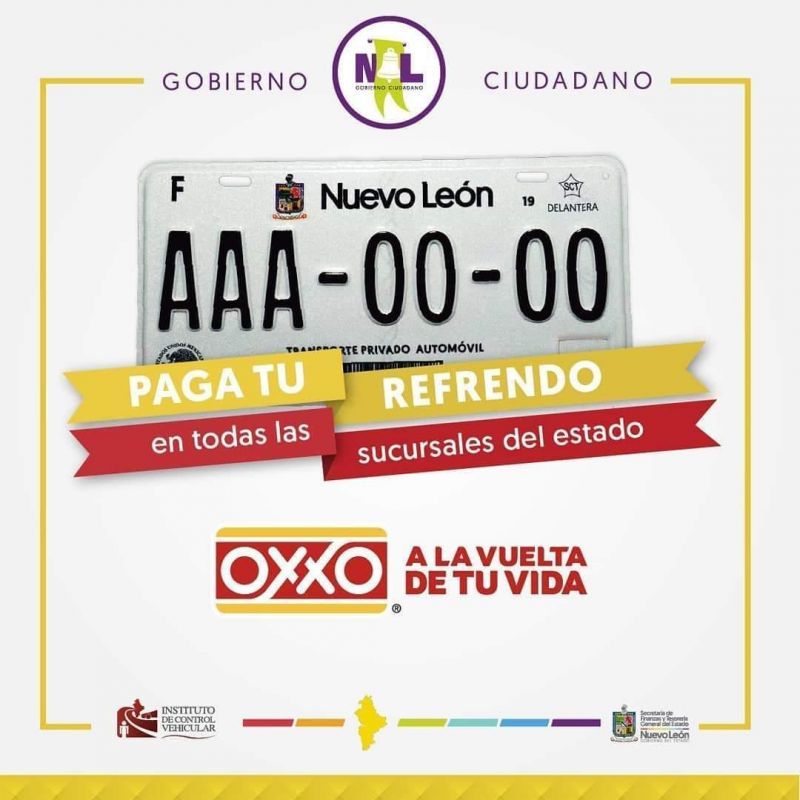 Amplía el Instituto de Control Vehicular en Nuevo León la red de puntos para pago de Refrendo