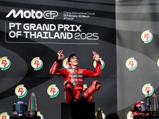 Victoria de Marc Márquez en el Gran Premio de Tailandia EFE/RUNGROJ YONGRIT 01020325