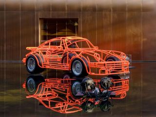 Porsche - Escultura única del Porsche 934 01290125