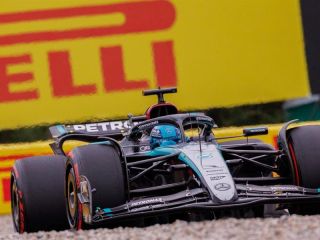 El británico George Rusell (Mercedes) en el circuito de Spa-Francorchamps, Bélgica. EFE/EPA/OLIVIER MATTHYS 01 280724