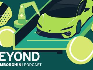 Cambios de juego: Aldric Bourgier, Director de Innovación y Desarrollo de Babolat, y Ranieri Niccoli, Director de Fabricación de Lamborghini, debaten sobre las sinergias compartidas en la creación de palas de pádel y superdeportivos Lamborghini 01300924