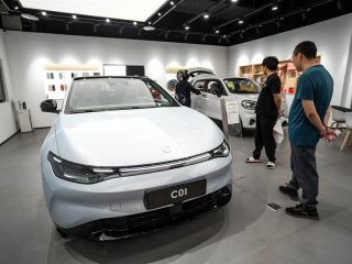 Fotografía de archivo de un vehículo eléctrico chino.  EFE//Wu Hao 01 170924
