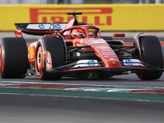 El piloto monegasco de Ferrari Charles Leclerc durante el Gran Premio de Estados Unidos en Austin. EFE/EPA/JOHN MABANGLO 01201024