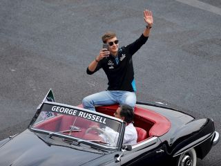 El piloto George Russell 