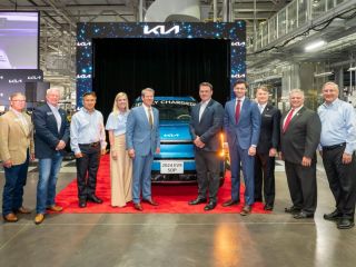 Kia Georgia comienza la producción de la SUV totalmente eléctrica Kia EV9 01 030624