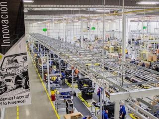 Bombardier Recreational Products (BRP) puso a disposición una foto que muestra una planta de fabricación de vehículos deportivos en Ciudad Juárez, en el estado de Chihuahua, México, el 2 de julio de 2020.