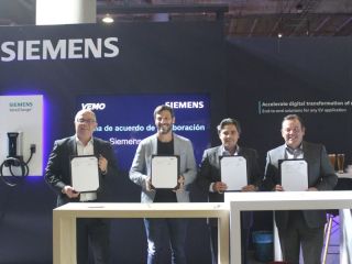 VEMO y Siemens anuncian alianza estratégica para acelerar la adopción de soluciones de movilidad eléctrica en México. 01 161023
