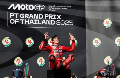 Victoria de Marc Márquez en el Gran Premio de Tailandia EFE/RUNGROJ YONGRIT 01020325
