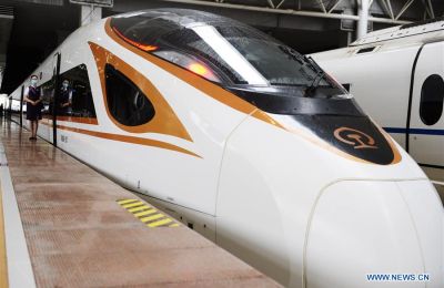 magen del 28 de junio de 2020 del tren No. G9394 que viaja desde Hefei a Hangzhou en la ruta ferroviaria de alta velocidad Shangqiu-Hefei-Hangzhou 