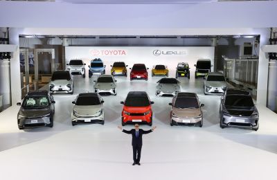 Toyota presenta una gama completa de vehículos eléctricos de batería a nivel mundial