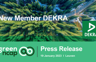 Green NCAP anuncia nuevo miembro DEKRA 01 190123