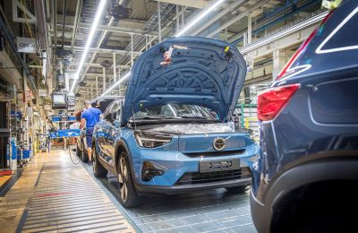 Volvo Cars inicia la producción de C40 Recharge en Gante, Bélgica