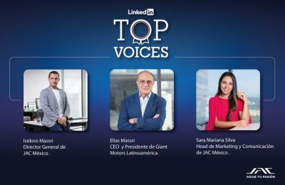 LinkedIn reconoce con insignia “Top Voice” a dos personas más de Giant Motors Latinoamérica:  Elías Massri y Sara Silva 01251024