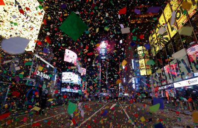 Times Square preparativos para el 2022 01