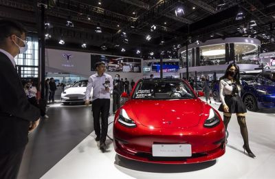 Un vehículo Tesla Model 3, en una fotografía de archivo. EFE/EPA/Alex Plavevski 01 160223