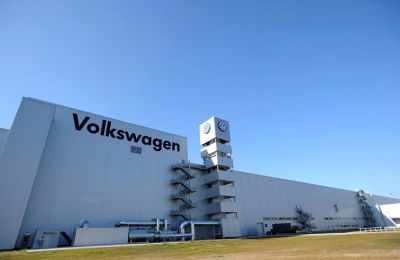 Vista del exterior de la planta de Volkswagen en Chattanooga, Tennessee (EE.UU.), en una fotografía de archivo. EFE/Erik S. Lesser 01 070224