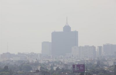 Vista de la contaminación en Ciudad de México.