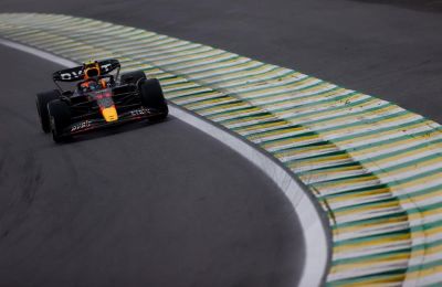 El piloto de la escudería Red Bull Sergio Perez en el circuito de Interlagos, previo al Gran Premio de Brasil de Fórmula 1, en Sao Paulo (Brasil). 01 121122