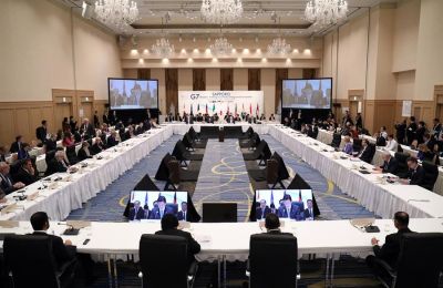 Vista general de la reunión de ministros del G7 sobre Clima, Energía y Medioambiente en Sapporo, norte de Japón. EFE/EPA/JIJI PRESS JAPAN OUT EDITORIAL USE ONLY/ 01 170423