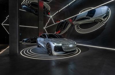 Audi A6 e-tron concept en la Milan Design Week