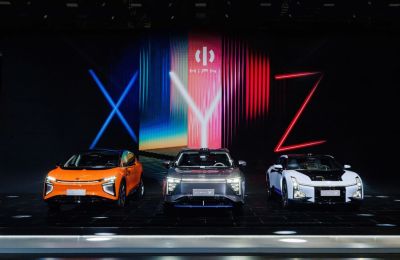 HiPhi X, HiPhi Y and HiPhi Z at Shanghai Auto Show 01 190423