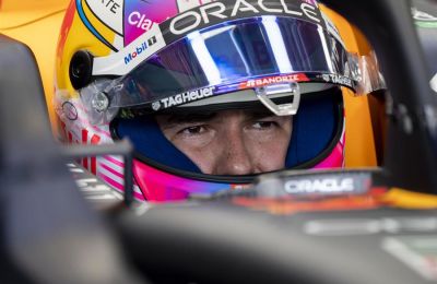 El piloto mexicano de Fórmula Uno Sergio Pérez de Red Bull Racing. 01 080522