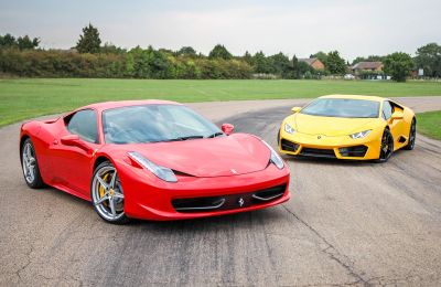 Experiencias de conducción para dos Ferrari 458 y Lamborghini Huracan 01 090223