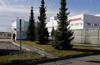 Vista exterior de la planta de Nissan en San Petersburgo este martes. 01 111022