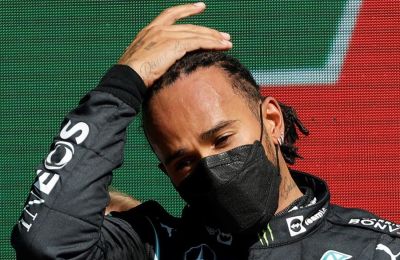 El británico Lewis Hamilton de Mercedes