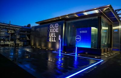 Nissan prueba sistema estacionario de generación de energía alimentado con bioetanol 01 020424