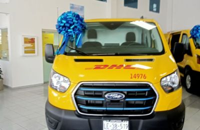 DHL Express Ford E-Transit Grupo Andrade 01 010223