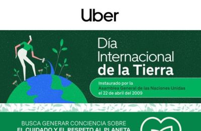 Uber refrenda su compromiso por una movilidad sustentable en El Día de la Tierra