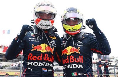 Gana Max y Checo sube al podio en el Gran Premio de Francia en impecable carrera