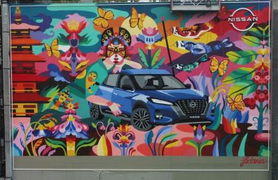 Mural Nissan Kicks, Colombia 01 150424