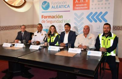 Elementos de la Guardia Nacional y policías de Puebla, Tlaxcala y Veracruz participan en la Jornada de Seguridad Vial de Fundación Aleatica 01 030424