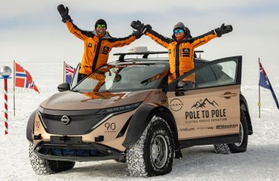 La expedición de vehículos eléctricos Polo a Polo llega al Polo Sur 01 181223