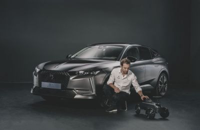 DS DESIGN STUDIO PARIS ha creado un andador para bebés, inspirado en la exclusiva DS 4 E-TENSE 225 PERFORMANCE LINE 01 161222