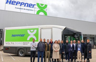 Volta Trucks anuncia la primera implementación de su nueva infraestructura de carga totalmente eléctrica Volta Zero con Truck as a Service para Heppner 01 011222