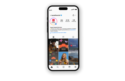 Toyota - El Instagram de Toyota Financial Services se pone en marcha, y es cualquier cosa menos ordinario 01060525