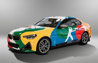 Convierten al nuevo BMW Serie 2 Coupé nacido en México en una obra de arte