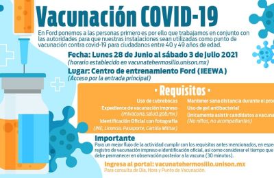 Ford Vacunación Covid-19