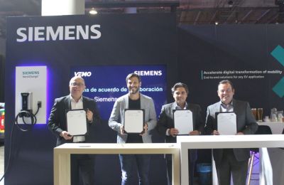 VEMO y Siemens anuncian alianza estratégica para acelerar la adopción de soluciones de movilidad eléctrica en México. 01 161023