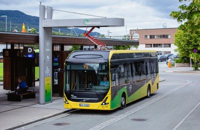 Las ciudades noruegas invierten en el futuro con autobuses eléctricos de Volvo