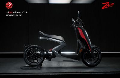 El i300 Carbon de Zapp gana el prestigioso premio Red Dot Product Design Award 01 140323