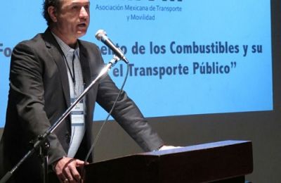 El presidente de la Asociación Mexicana de Transporte y Movilidad (AMTM), Jesús Padilla Zenteno. 