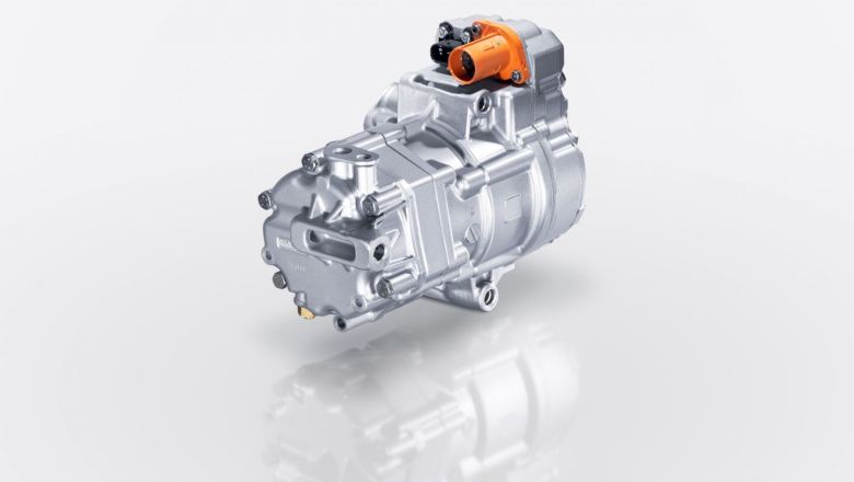 Con 18 kW de potencia, el compresor MAHLE E es actualmente el compresor de aire acondicionado eléctrico de mayor rendimiento en el mercado. 01 291122