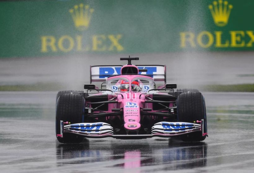 El piloto mexicano Sergio Perez of BWT Racing Point. 