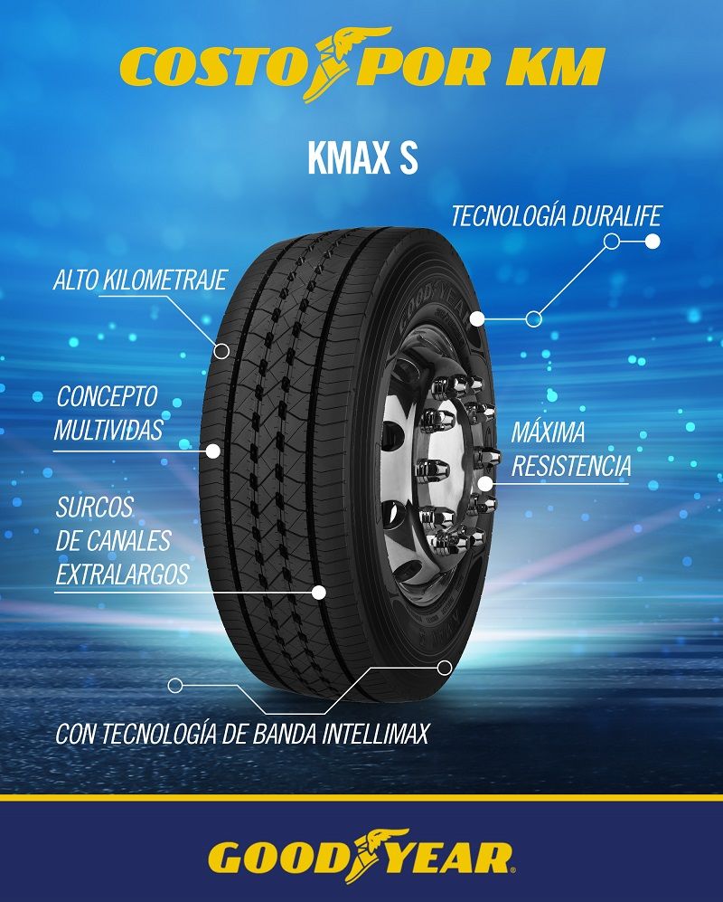 Goodyear lanza los neumáticos Kmax S para de carga y